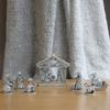 7pcs/set Handcrafted Nativity Scene Set Mini Resin Figurines for Christmas Religious Decor Perfect for Bedroom Display