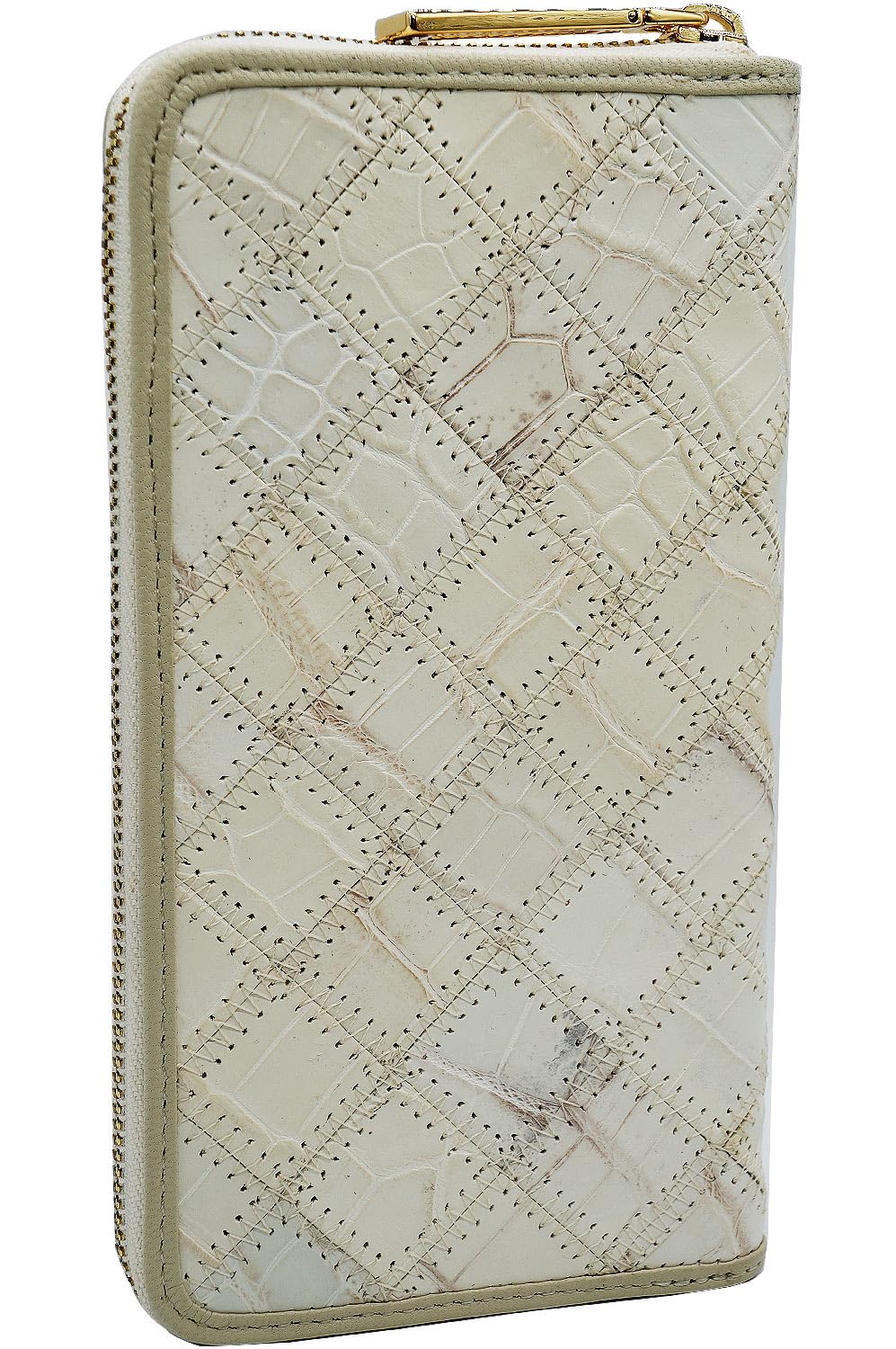 

Гималайский серый длинный кошелек для мужчин и женщин, натуральная кожа, круглая молния, отделение для монет, слоты для карт, большая вместимость, легкий, тонкий,