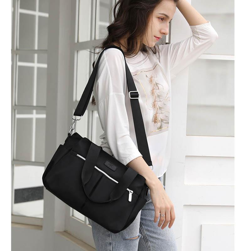 Nylontasche Damen Korea Tragetasche Nylon Lässige Reisehandtasche Aufbewahrung Umhängetasche Geldbörsen und Handtaschen für Damen