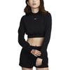 New Nike Crop Tops Women's Black FN2477-010