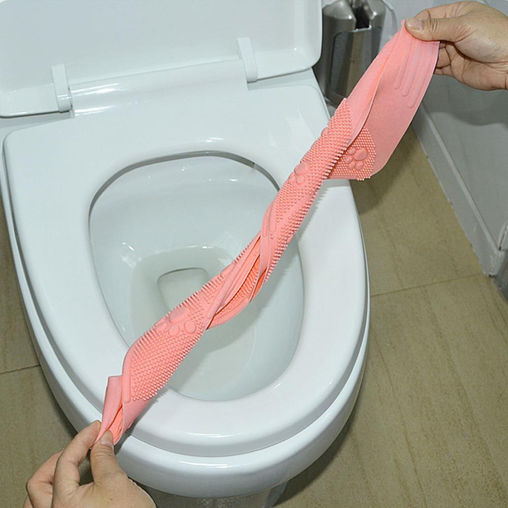 Silicone Toilet Seat Cover Washable Toilet Seat Cover Pad Universal Toilet Seat Pad Bathroom Use