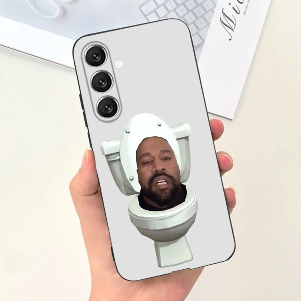 Kanye West YE Funny Phone Case For Samsung S25,S24,S21,S22,S23,S30,Ultra,S20,Plus,Fe,Lite,Note,10,9,5G Black Cover