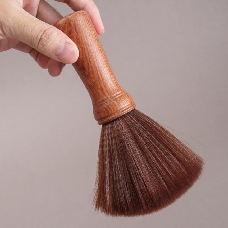Durability Wooden Grooming Brush For Fine Debris Removal NonScratch Bristles Perfect For Keyboards Tabletops Hair