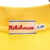 MIKIHOUSE Hergestellt in Japan Stickerei auf der Rückseite Kurzarm-Poloshirt LM Damen Gebraucht