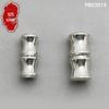 S925 Sterling Silver Pearl Screw Clasp Round Connector Necklace Accessory