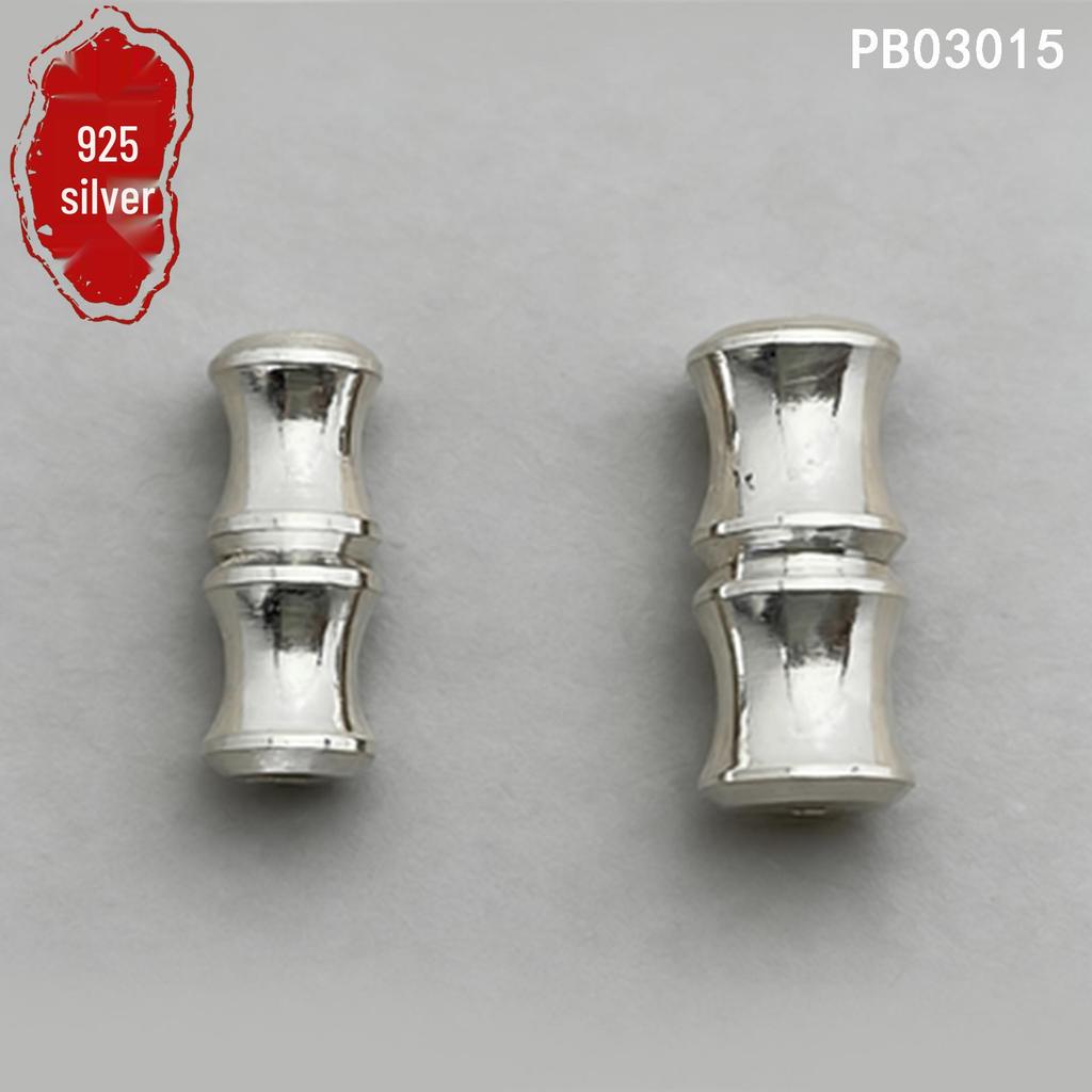 S925 Sterling Silver Pearl Screw Clasp Round Connector Necklace Accessory
