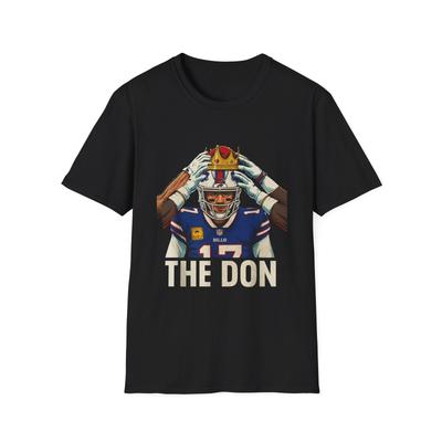 Josh Allen Der Don T-Shirt, Buffalo Bills Football T-Shirt, NFL Fan Bekleidung,