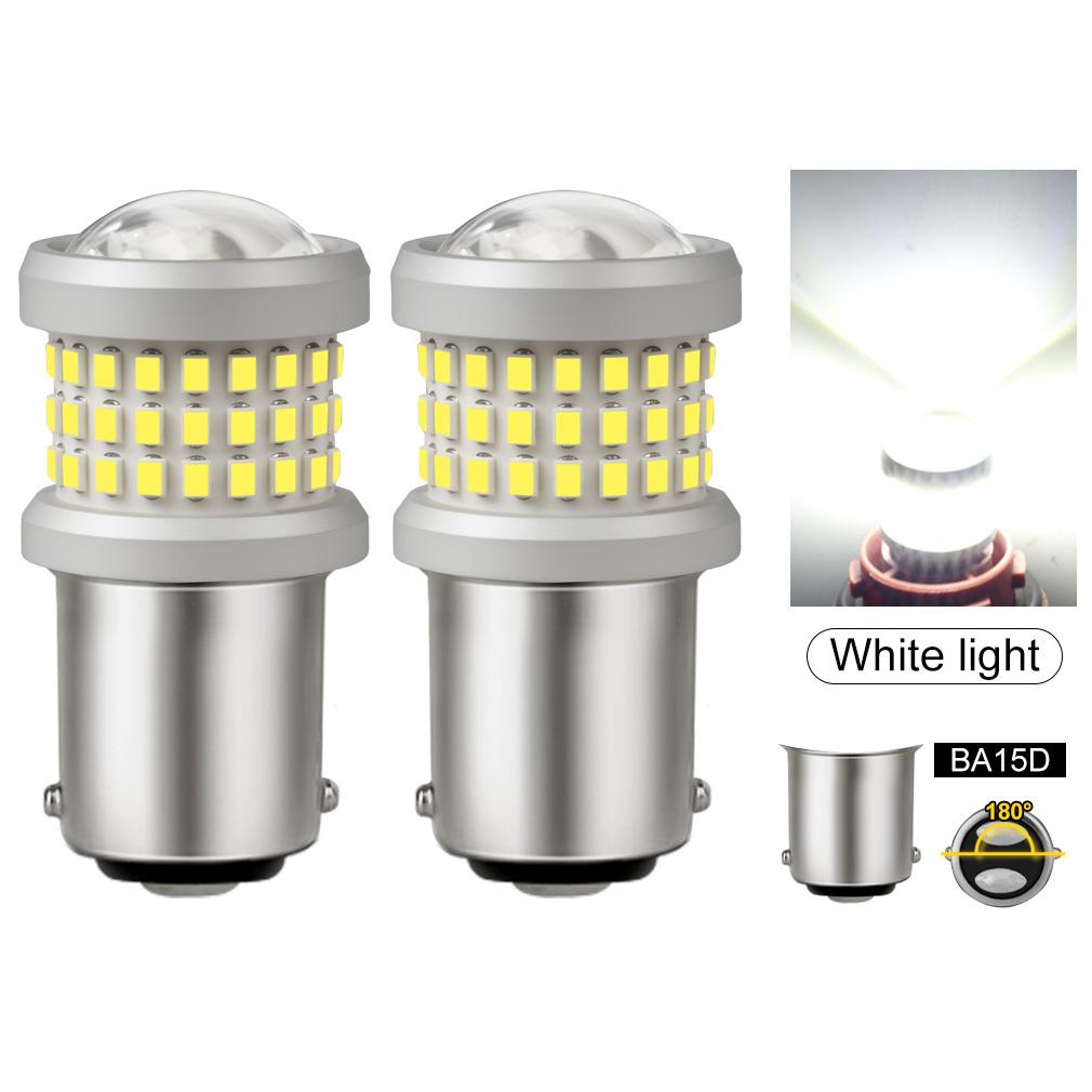 2Pcs P21W Led 1156 T20 W21/5W 7443 P21/5W T25 2000LM Car Bulbs 7440 BA15S BAY15D BAU15S PY21W Auto DRL Light 1157 3157 Reverse Turn Signal Brake Lamp