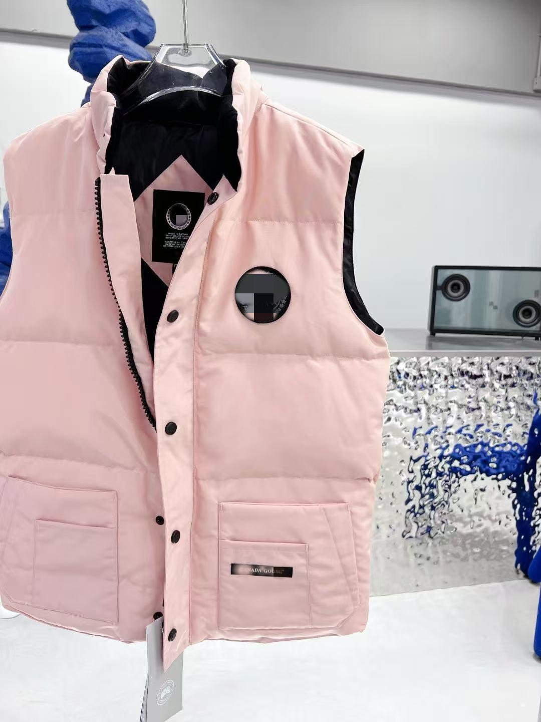 

08 Big Goose Red Label Classic Down Vest - Autumn/Winter Stand Collar, Thickened Unisex Design. Small