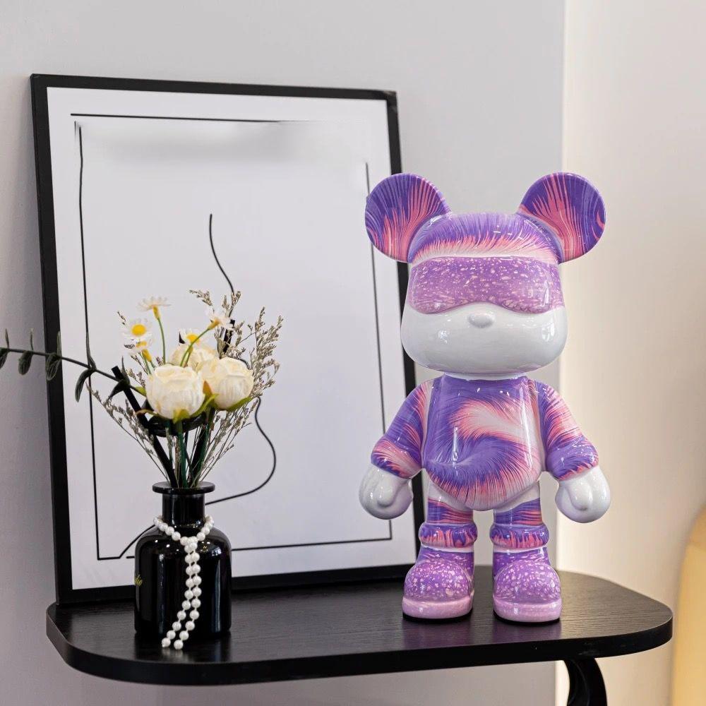 Gewalttätiges Bären-Sparschwein, Wassertransferdruck, Wohnzimmer, Leichter Luxus, Schlicht, Trendig, Dekorative Artikel, TV-Schrank, Weinschrank, Eingangsbereich