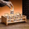Verres à boire classiques incurvés Mini verre snifter avec base lestée ergonomique, Verres de dégustation transparents, Verres élégants pour fête, Confortable