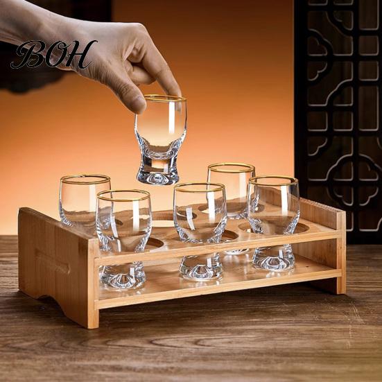 Verres à boire classiques incurvés Mini verre snifter avec base lestée ergonomique, Verres de dégustation transparents, Verres élégants pour fête, Confortable