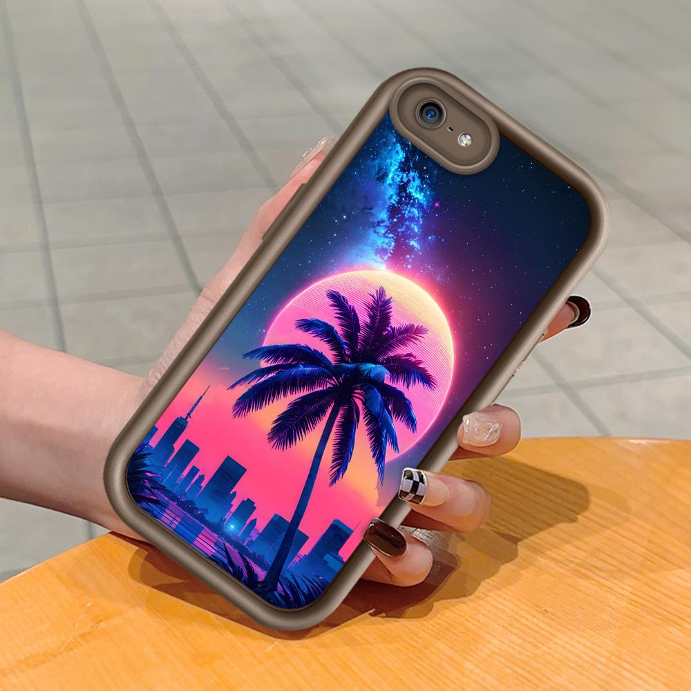 Weiches Silikon-Telefongehäuse mit quadratischem Leiterdruckmuster, vollständige Kameraabdeckung, stoßfeste Gummischutzhülle für iPhone Infinix Tecno OnePlus