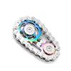 Mini Fidget Spinner Metal Bike Chains Fidget Spinner Toy For Stress Relief Kids Teens Adults Sprocket Flywheel Spinning Gear