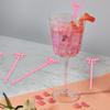 30 Pack Coquette Bow Acrylic Drink Stirrers Cocktail Stick Swizzle Sticks For Bachelorette Party, Coquette Birthday Party, Girly