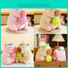 Capybara Sporty Plush Toy Cute Doll Girls Kids Sleeping Companion Gift Birthday