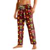 Men's Drawstring Pocket Flannel Casual Pants