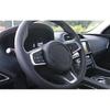 For Jaguar XE 2016-2019 Real Carbon Fiber Steering Wheel Horn Ring Cover Trim 1X