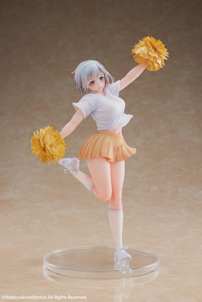 Hobby Sakura Cheerleader Riku Illustration by Jonsun Total Height 290mm ABS Scale Painted Finished Figure Approx. (including Pedestal) PVC, 1/6