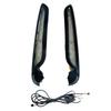 Daytime Running Lights For Honda Civic Type R  2024 LED Fog Lamps DRL With Amber Turn Signal Blue Night Light
