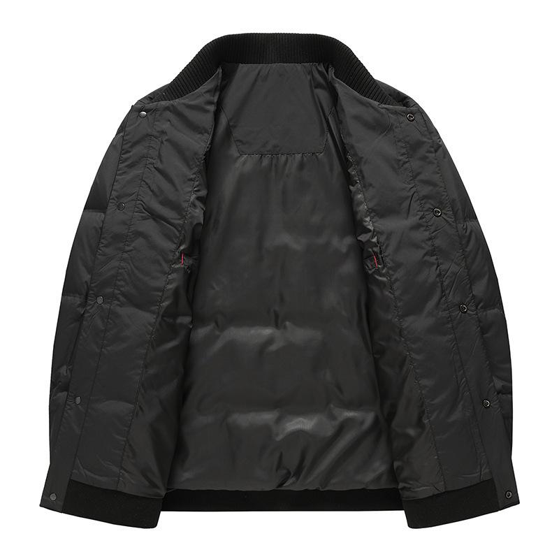 2025 Men's Versatile Lapel Down Jacket: Stylish & Warm Winter Outerwear for All Ages