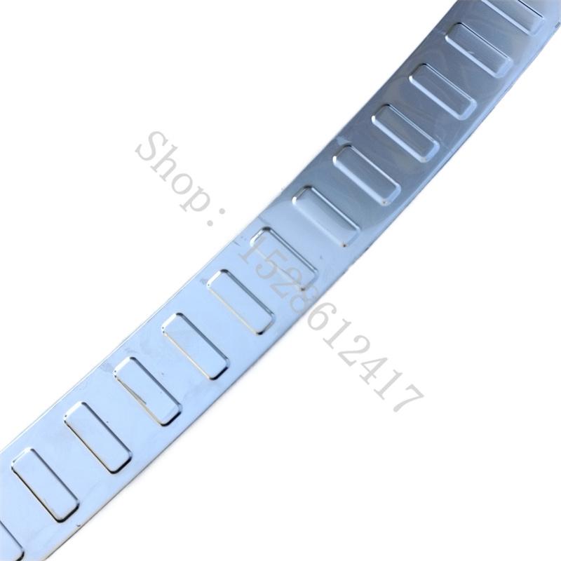 For VW/Volkswagen Caddy 4th 2015 2016 ~ stainless Car Accessories Rear Bumper Protector Sill Trunk Rear guard Tread Plate