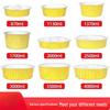 Round Gold Aluminum Foil Food Containers