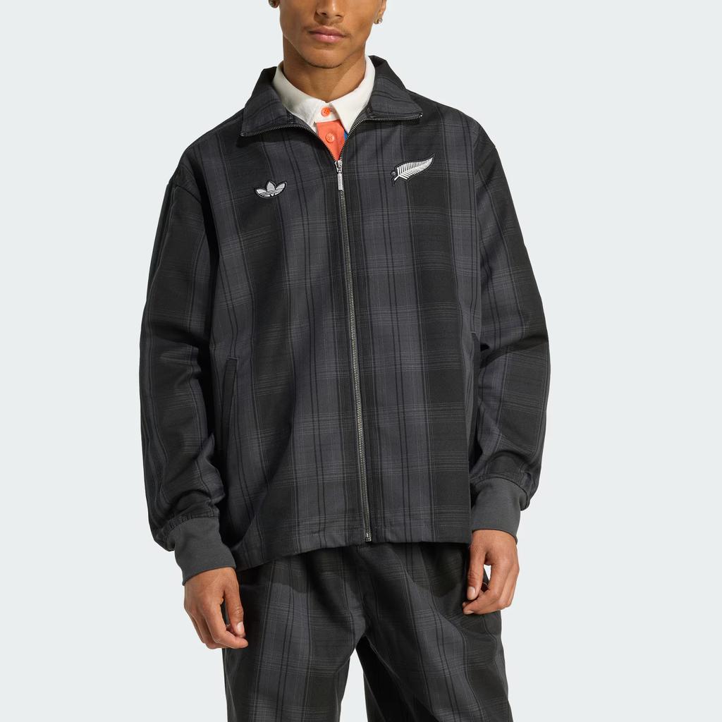 Adidas Originals Firebird FW25 All Blacks Karomuster Trainingsjacke Herren Jacke KG4633