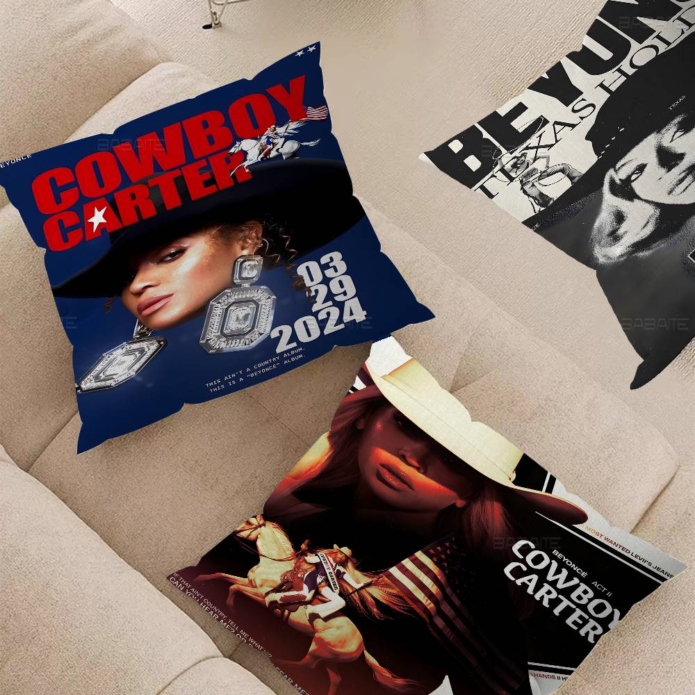 B-Beyonce Cowboy Carter Singer Maple Design Cushion Cover Happy Autumn Harvest decor Holiday Decorati Pillow Cover