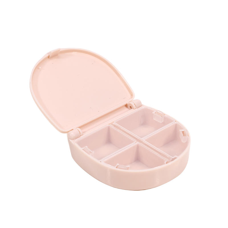 1/4pcs Travel Small Pill Case Portable Pill Organizer Pills Container For Pocket 4 Compartments Daily Compact Medicine Holder