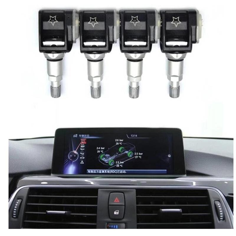 4 PCS Car Tire Pressure Monitor Sensor TPMS FOR BMW 3 5 G30 G31 G11 G12 G01 G38 X3 X4 X5