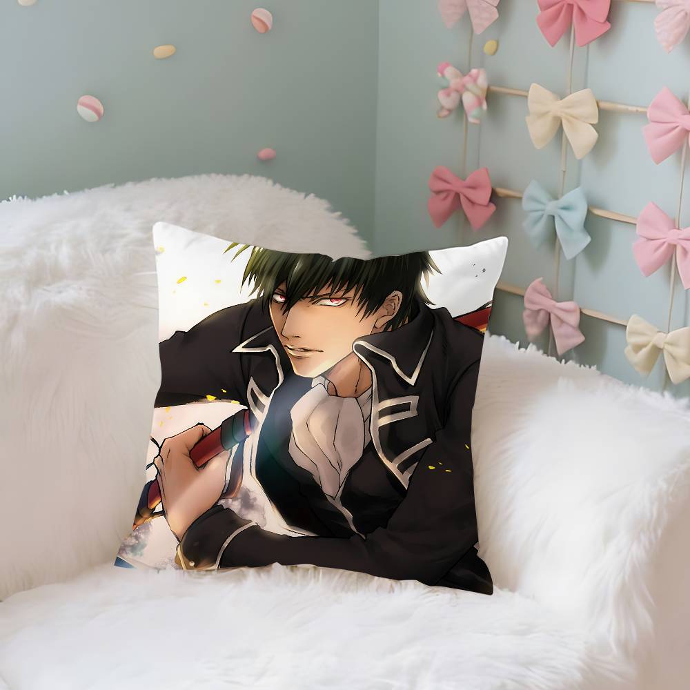 Anime HHijikatasTToshirous Case Plush Fabric Soft Pillowcase Double Sided Print Cushion Cover Household Gifts