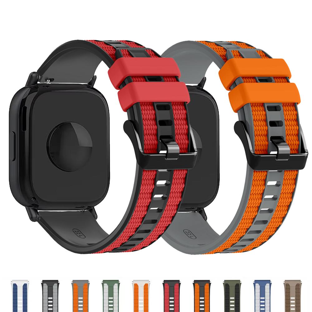 Watchband For Redmi Watch 5 Lite/5 Active Belt Sport Silicone Nylon Bracelet Correa Xiaomi Redmi Watch5 Active 22mm Watch Straps