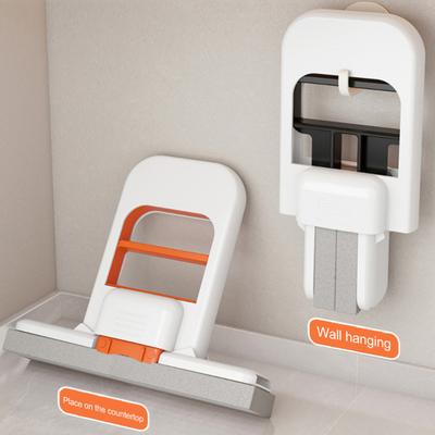 Mini Skládací Stolní Mop Kompaktní Design Kuchyňské Pracovní Desky Sklo Malý Mop Samovymačkávací Houba Čisticí Nástroj