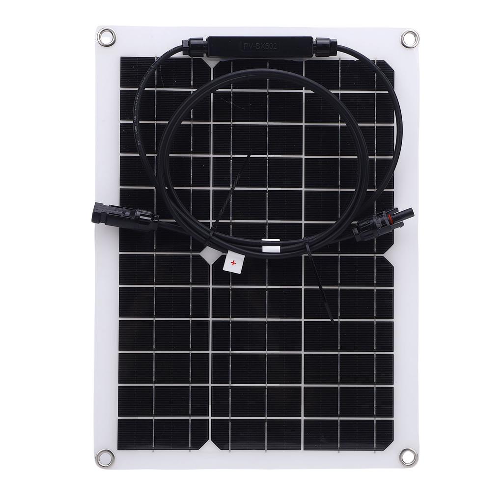 Solar Panel Charger Kit 15W18V Rain Proof Multifunctional Car Solar Panel Battery Charger with