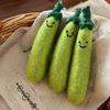 Eco-Friendly Felt Green Vegetable Keychain Adorable Lightweight Bag Pendant Schoolbag Ornament for Students Daily Use