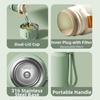 Durable 550ml Vacuum Insulated Flask 316 Stainless Steel Large Capacity Insulated Cup Water Cups for Hot And Cold Drinks