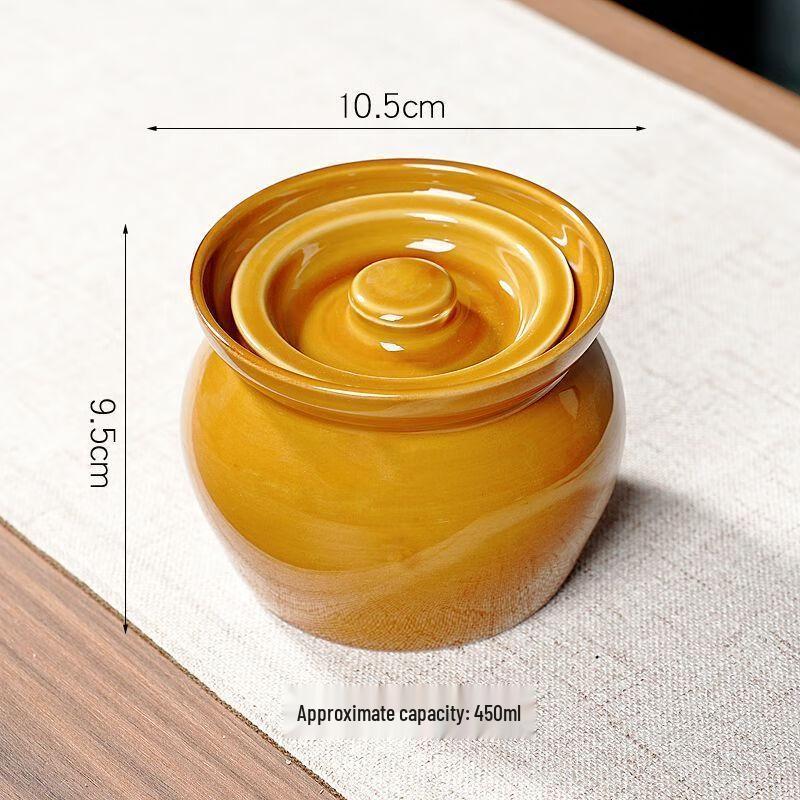 Zhaoran Chinese Ceramic Double Boiler Stew Pot