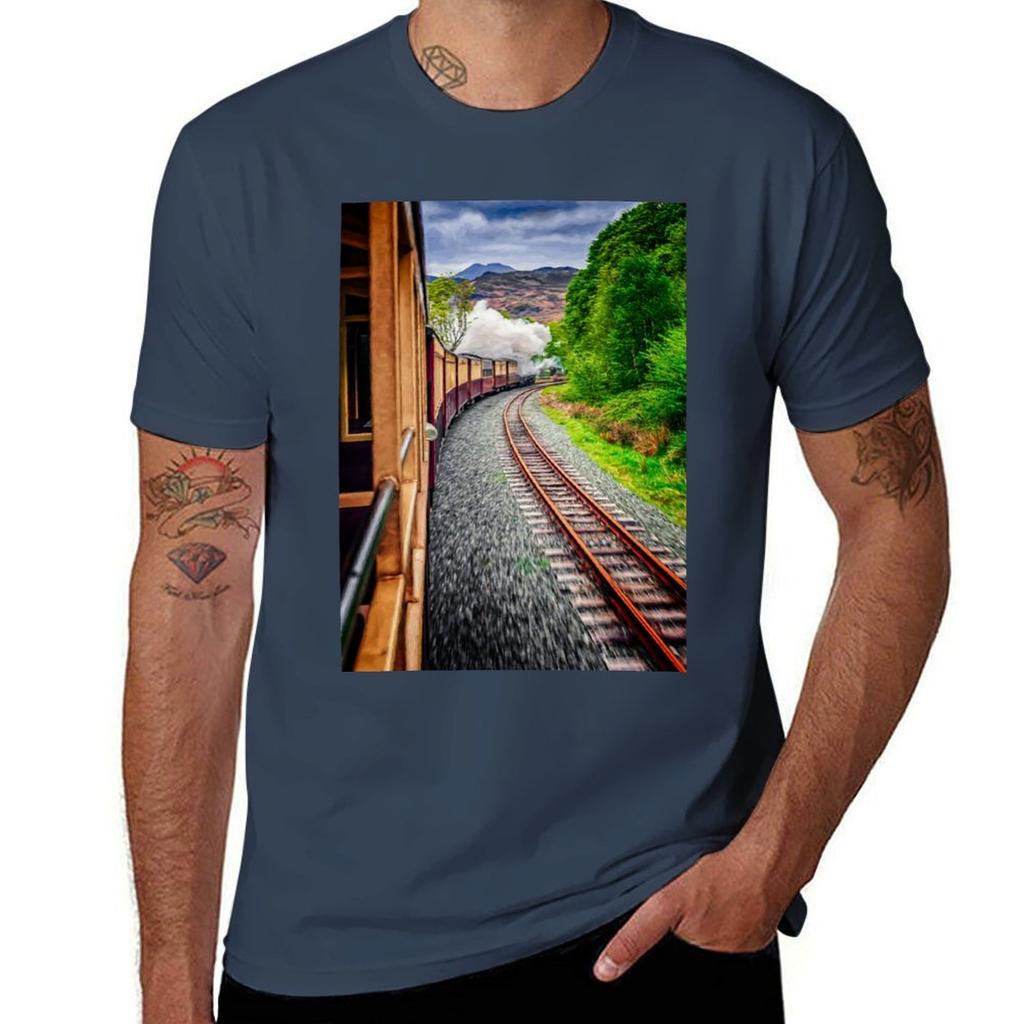 Welsh Highland Railway Tshirt T Shirt For Unisex Cotton Tshirt 100 Tshirt