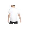 Nike T Shirts Men's White Crew Neck Moderate Straight Fit DM5434-100