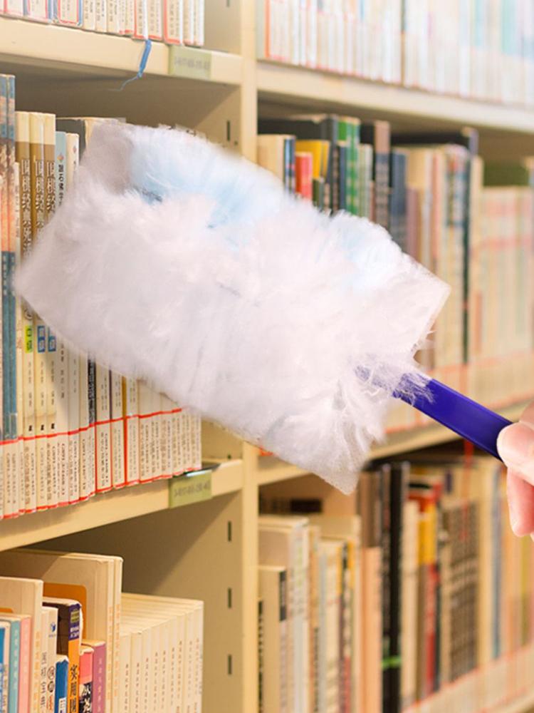 Disposable Duster Long/Short Handle Fluffy Dusters Multifunction Microfiber Duster Extendable Feather Duster for Home Office