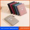Lychee Pattern RFID Genuine Leather Passport and Travel Document Holder