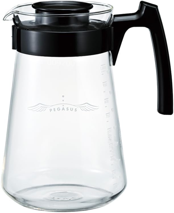 

Hario Pegasus Server 1000 Подходит для микроволновой печи 1000 мл Чашки Черный Сделано в Японии 2-8 PES-03-B