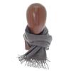 HERMES  H393700T_04  Scarf gray cashmere Women