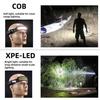 Lampă frontală cu LED cu senzor de mișcare Luminozitate ridicată Mai multe moduri de iluminare Faro reîncărcabilă prin USB impermeabilă