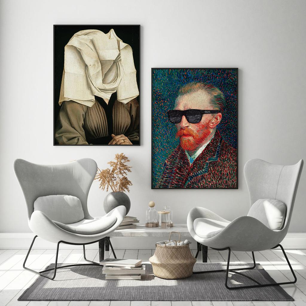 Zestaw dwóch plakatów van gogh