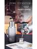 New Exquisite Titanium-Coated Thermos Flask with Independent Tea Compartment for Men and Women - High Appearance Mechanical Hot Water Bottle Cup