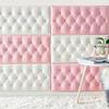 3D DIY Wall Stickers Wallpaper Self-adhesive Thicken Tatami Anti-collision Wall Mat Pad Kids Bedroom Living Room Waterproof