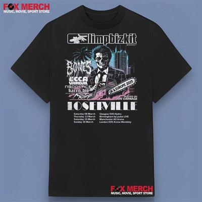 Limp Bizkit Loserville Tour 2025 Tričko Unisex Tričko