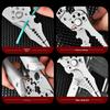 Professional Electrician Pliers, Multi-Function Wire Stripping and Crimping Tool for Electrical Wiring, Must-Have Electrician